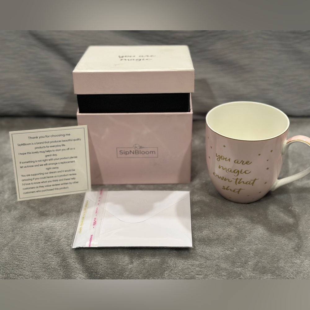 “You are magic own that shit” 13.5 oz. Bone china coffee tea mug